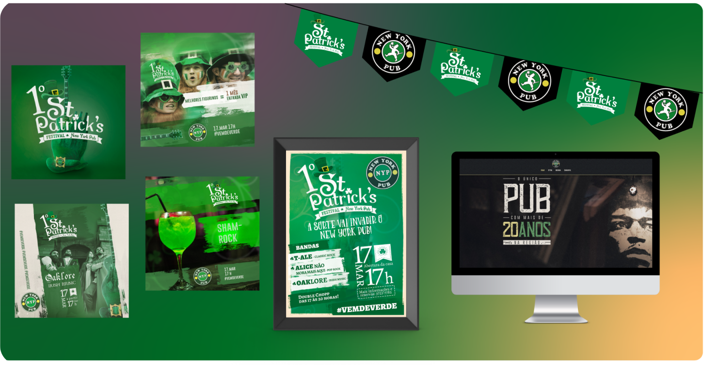Portfolio website New york Pub